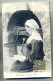 AD 169 C. P. VECHE - TYPE DE TOUARANGELLE -FRANTA -CIRCULATA 1918, Printata