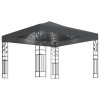Pavilion cu sir de lumini LED, antracit, 3x3 m
