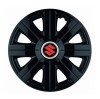 Set 4 Capace Roti, potrivite jantelor de R16, pentru Suzuki, model Cosmos Negru, Autohelix MSA