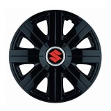 Cumpara ieftin Set 4 Capace Roti Autohelix MSA&reg;, potrivite jantelor de R16, pentru Suzuki, model Cosmos Negru