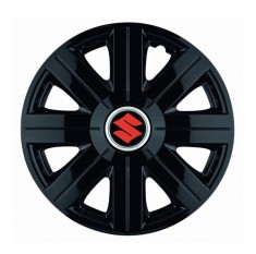 Set 4 Capace Roti, potrivite jantelor de R14, pentru Suzuki, model Cosmos Negru