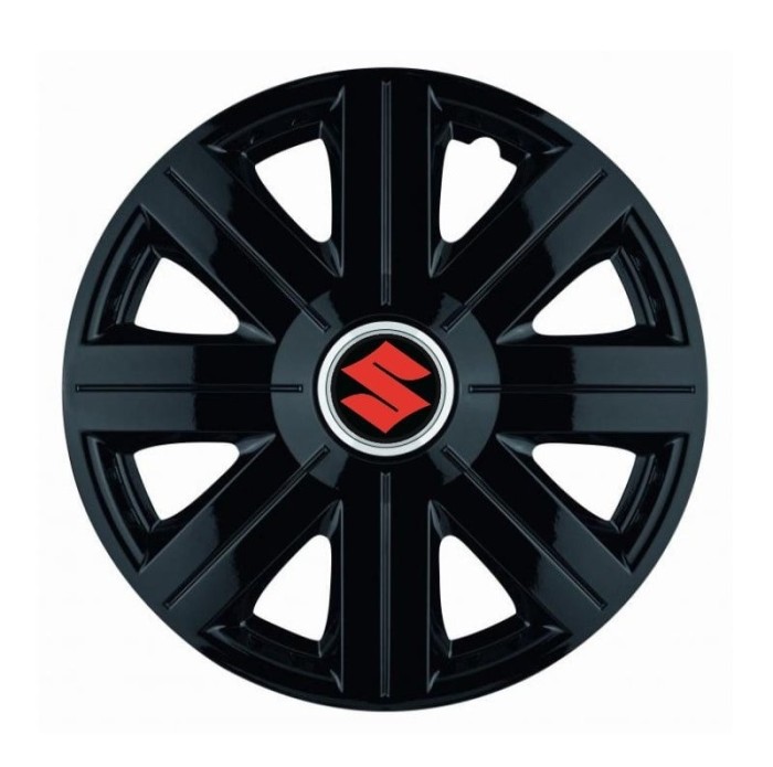 Set 4 Capace Roti, potrivite jantelor de R14, pentru Suzuki, model Cosmos Negru