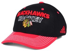 Chicago Blackhawks șapcă de baseball adidas NHL Locker Room Structured Flex Cap - S/M