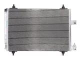 Condensator climatizare Citroen C5, 2004-; Citreon C6, 09.2005-, Peugeot 407, 05.2004-2011, full aluminiu brazat, 555(510)x358x16 mm, cu uscator si f