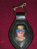 D8 7 - Breloc - tematica militara - piele