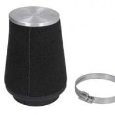 Filtru de Aer Universal (cone, airbox); lungime filtru: 150mm, outer diameter of the base: 100mm, flange diameter 70mm,