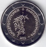 Moneda 2 euro comemorativa FINLANDA 2022_clima, UNC, Europa, Cupru-Nichel