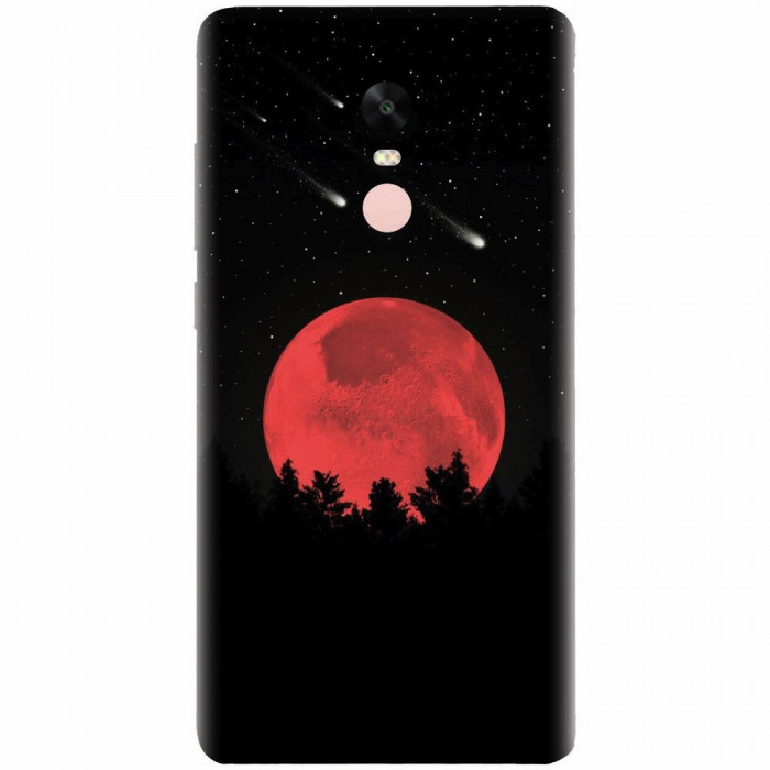 Husa silicon pentru Xiaomi Remdi Note 4X, Blood Moon