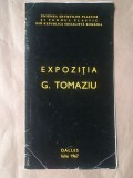 Pliant-catalog expoziția G. Tomaziu (Dalles, iulie 1967)