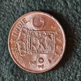 Indiile Olandeze 1/10 gulden 1942 , argint , luciu