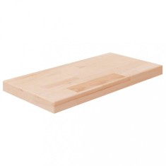 vidaXL Poliță, 40x20x2,5 cm, lemn masiv de stejar netratat 342934