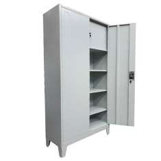 Fiset metalic Premium 3 rafturi si seif cu picioare 800x350x1920 mm (LxlxH), 60 kg/polita, Neasamblat, PLUS
