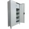 Fiset metalic ASAMBLAT 3 rafturi si seif cu picioare 800x350x1920 mm (LxlxH), 60 kg/polita, PLUS