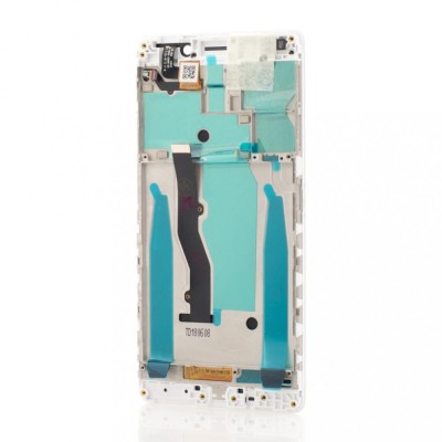 LCD Lenovo K8 Note, Alb +Rama foto