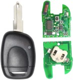 Cheie auto completa cu telecomanda Techstar compatibila cu Renault Clio II, Kangoo, Twingo, Master, 1 buton, 433 MHz, PCF7946 ID46, lama NE72