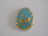QW9 N2 82 - insigna - militar - Centrul 51 transmisiuni 50 ani - 2001, Romania de la 1950