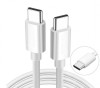 Cablu de Incarcare si Transfer Date Usb C - Usb C PD 100W Quick Charge Alb 1M