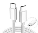 Cumpara ieftin Cablu de Incarcare si Transfer Date Usb C - Usb C PD 100W Quick Charge Alb 1M