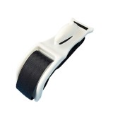 Deviator Centura de Siguranta, pentru Burtica Gravidelor, Universal, Ajustabil, 21x6 cm, Model Delfin Alb