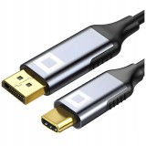 Cablu Co2 Usb-C Adaptor Port Display Hub Usb Tip C Dp 8K 60Hz 2M