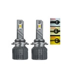Set 2 leduri auto HB3 / 9005 Canbus, 3000K/4300K/6000K, putere 50W, luminozitate 11.000 Lm, 12V