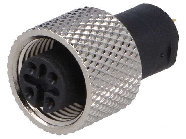 Conector M12 4-pin pentru masă 125V 10A