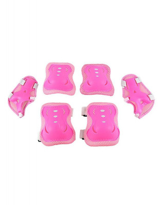 Set protectii coate-genunchi-incheietura copii, roz foto