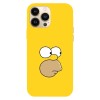 Husa compatibila cu Apple iPhone 15 Plus model Homer Simson wall, Silicon, TPU, Viceversa, Transparent, Carcasa