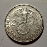 Germania Nazista 2 reichsmark 1938 E argint