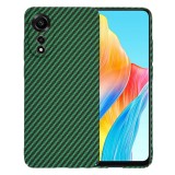 Husa Oppo A78 4G Asteroid GSM Carbonite FiberShell, verde