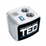 Stabilizator tensiune automat Ted Electric TED-AVR1000, 1000VA, Unda sinusoidala pura, Servo, Strend Pro