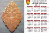 Romania, Societatea Numismatica a Banatului Timisan, calendar de buzunar, 2014