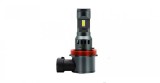 Set 2 becuri LED H8 / H11, 55W, lumina alb-rece, 25.000 Lumeni, Fara cablu si ventilator inclus