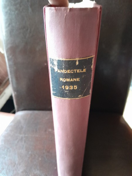 Pandectele romane , C. Hamangiu , 1935