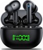Casti Bluetooth, Sunet Stereo, Rezistent la apa, Autonomie 60 design ergonomic