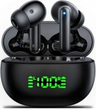 Casti Bluetooth, Sunet Stereo, Rezistent la apa, Autonomie 60 design ergonomic