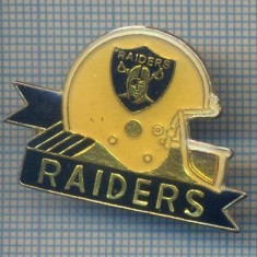 AX 490 INSIGNA SPORTIVA - RAIDERS -ECHIPA PROFESIONISTA DE FOTBAL AMERICAN