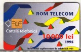 bnk card Cartela telefonica de colectie - P-04c 1995 10000 lei - Abstracta