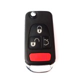 Carcasa cheie Mercedes briceag 3+1 but ,lamela HU64