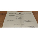 Scrisoare agenție Germania 1944 #A5914HAN