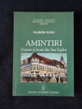 Amintiri. Oameni si locuri din Tara Fagilor &ndash; Filimon Rusu