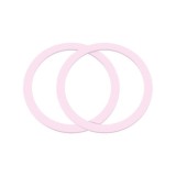 Adaptor Incarcare Wireless, MagSafe, Set 2x - JoyRoom (JR-Mag-M3) - Pink
