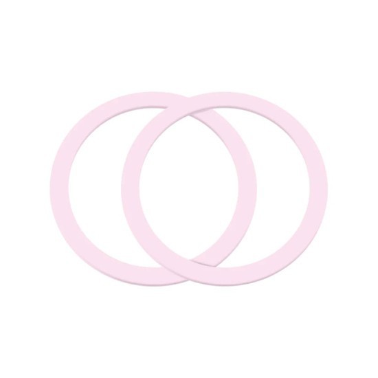 Adaptor Incarcare Wireless, MagSafe, Set 2x - JoyRoom (JR-Mag-M3) - Pink