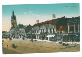 3830 - TURDA, Cluj, Market, Romania - old postcard - unused