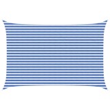 vidaXL P&acirc;nză de umbră Albastru și Alb 3 x 5 m HDPE 42032890
