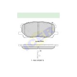 Set placute frana Icer 181584, parte montare : Punte Fata