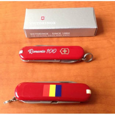 Briceag Victorinox Classic Romania 100 0.6223.R2 Serie Limitata foto