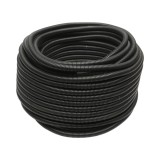 Tub flexibil copex 16mm fara fir, polietilena Hdpe, 320N negru 50m/rola
