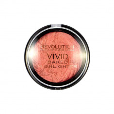 Iluminator MAKEUP REVOLUTION Vivid Baked Highlighter - Rose Gold Lights, 7.5g foto