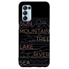Husa compatibila cu Oppo A5 (2020) model Neon Nature, Silicon, TPU, Viceversa, Transparent, Carcasa